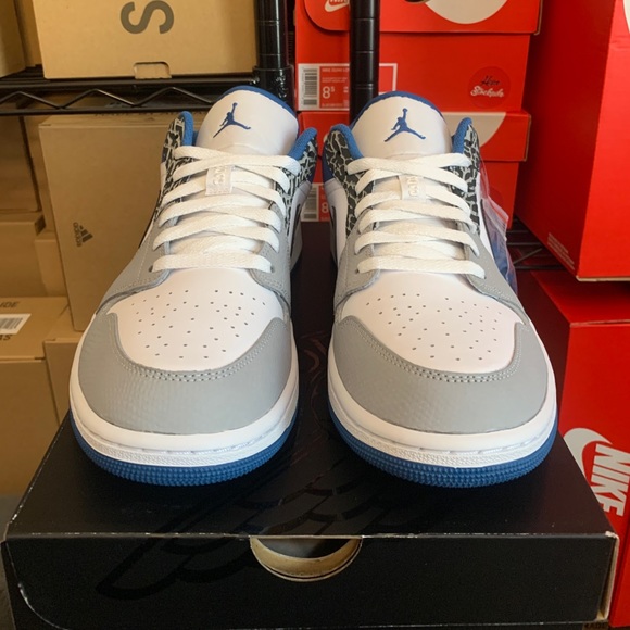 Nike Air Jordan 1 Low SE True Blue Shoes DM1199-140 Men's Sizes - Picture 9 of 11